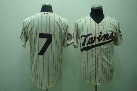 Mauer Minnesota Twins cream jersey
