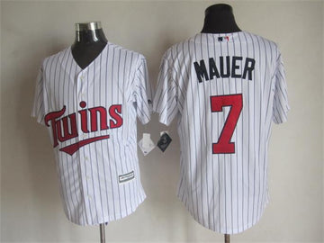 Mauer Minnesota Twins white jersey