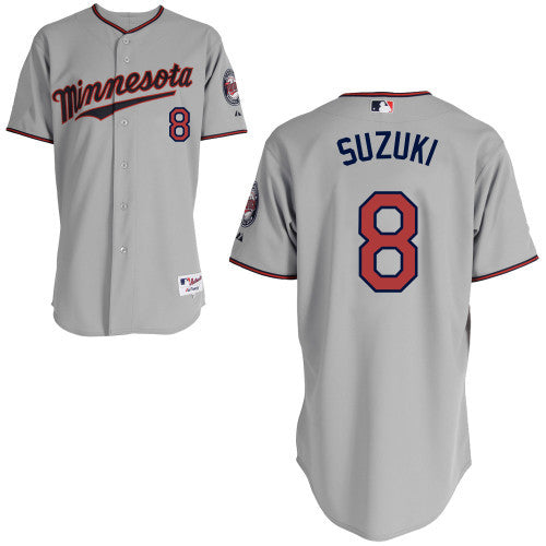 Suzuki Minnesota Twins grey jersey