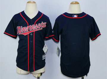 Custom Minnesota Twins blue jersey