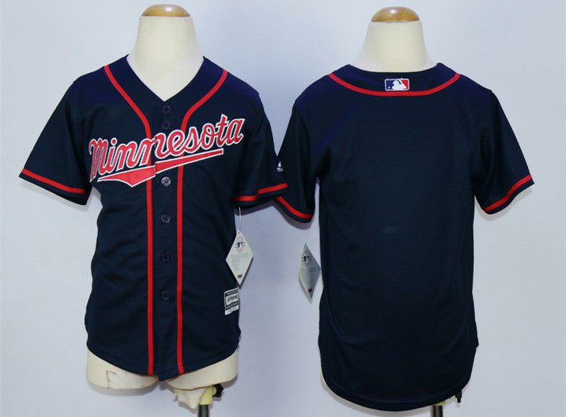 Custom Minnesota Twins blue jersey