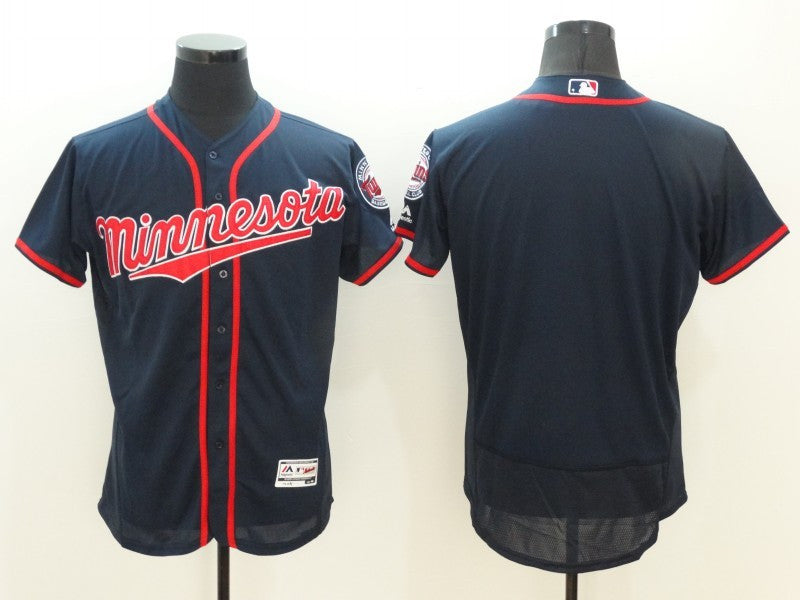 Custom Minnesota Twins navy jersey