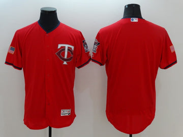 Custom Minnesota Twins red Fashion jersey