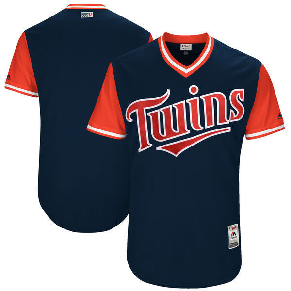 Majestic Minnesota Twins navy jersey