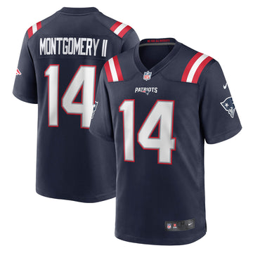 Ty Montgomery New England Patriots navy jersey