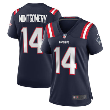 Ty Montgomery New England Patriots navy jersey