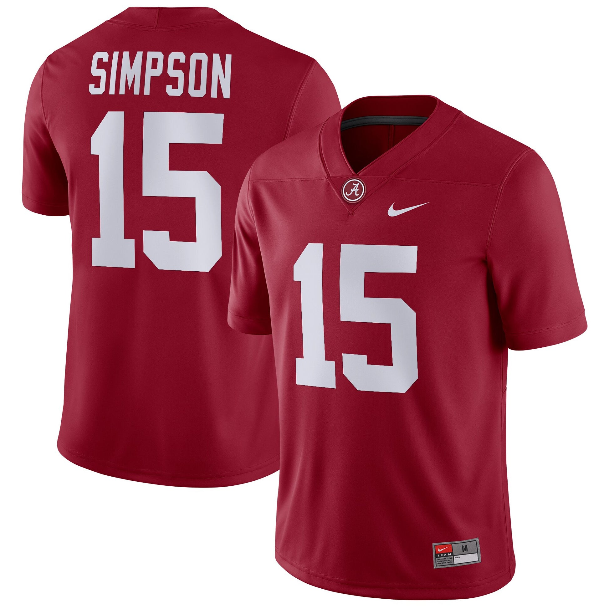 Ty Simpson Alabama Crimson Tide crimson jersey