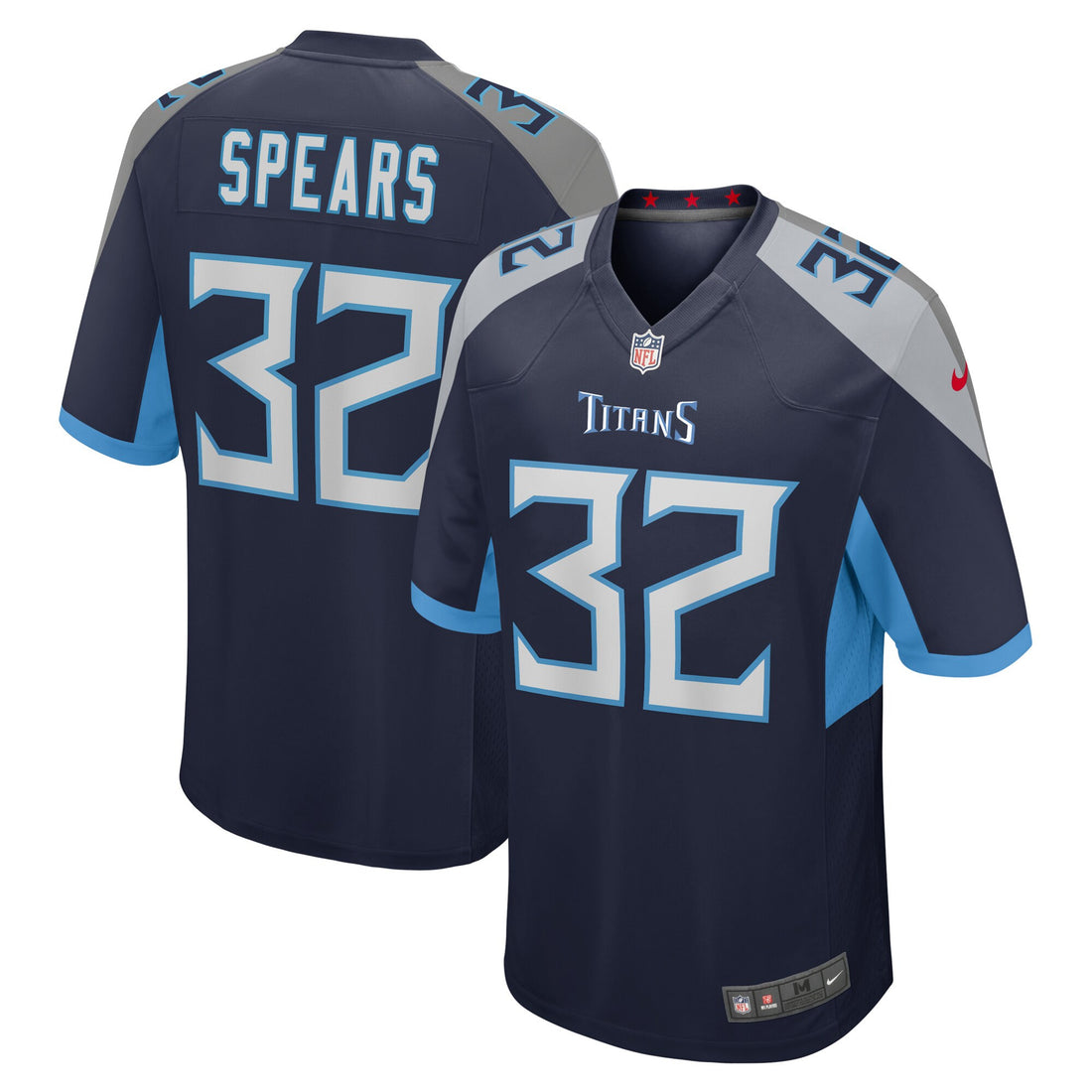 Tyjae Spears Tennessee Titans navy jersey