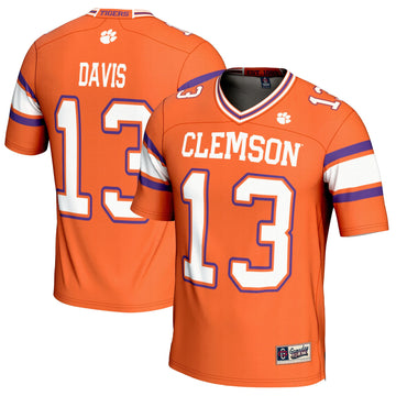 Tyler Davis Clemson Tigers orange jersey