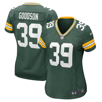 Tyler Goodson Green Bay Packers green Game jersey
