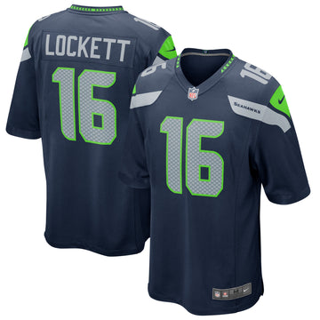 Tyler Lockett College Seattle Seahawks navy jersey