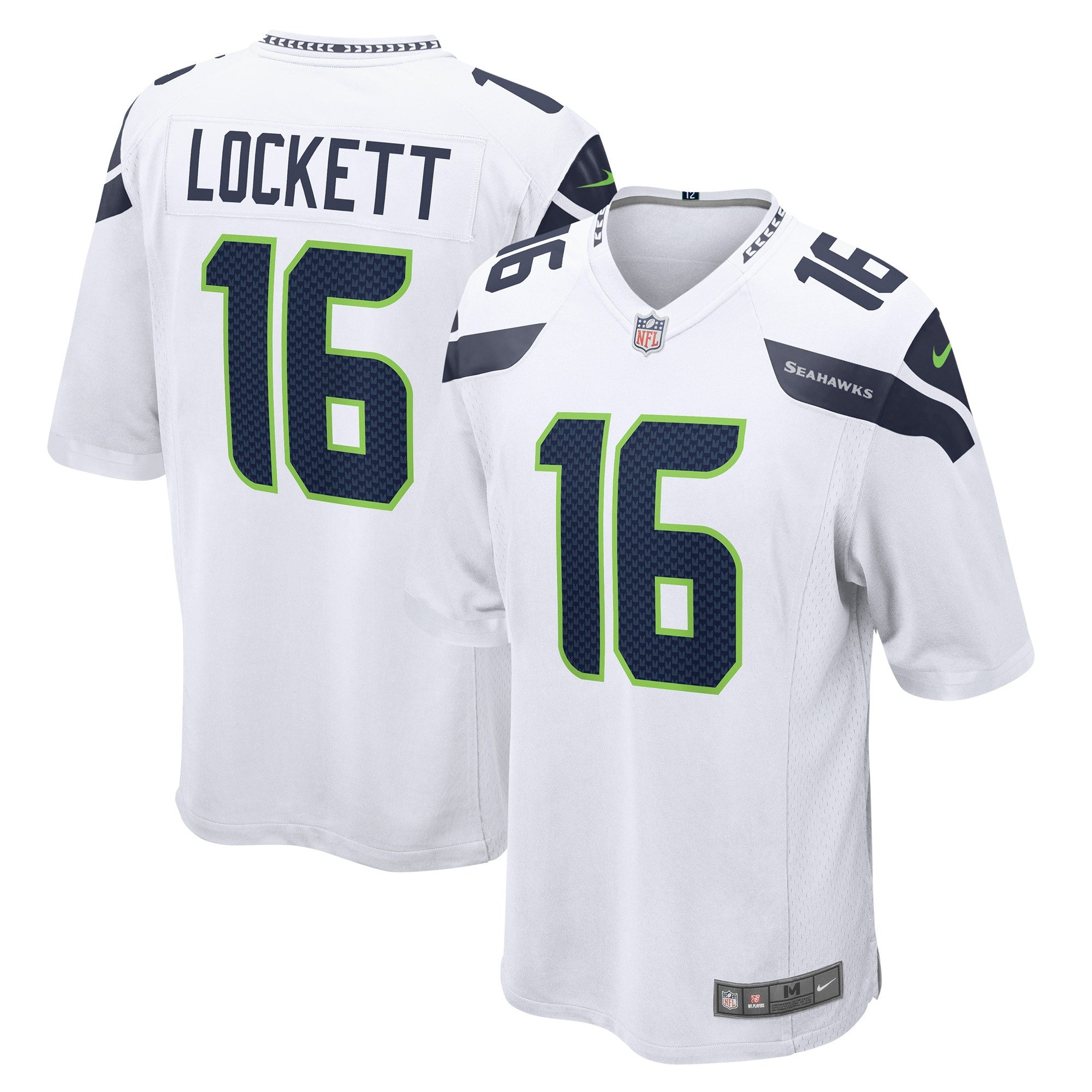 Tyler Lockett Seattle Seahawks white jersey