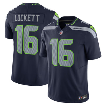 Tyler Lockett Seattle Seahawks navy Vapor jersey