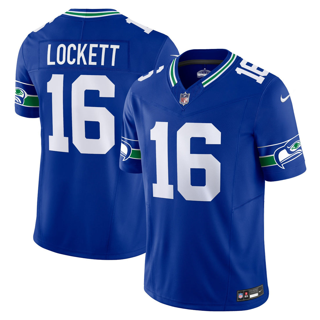 Tyler Lockett Seattle Seahawks royal Vapor jersey