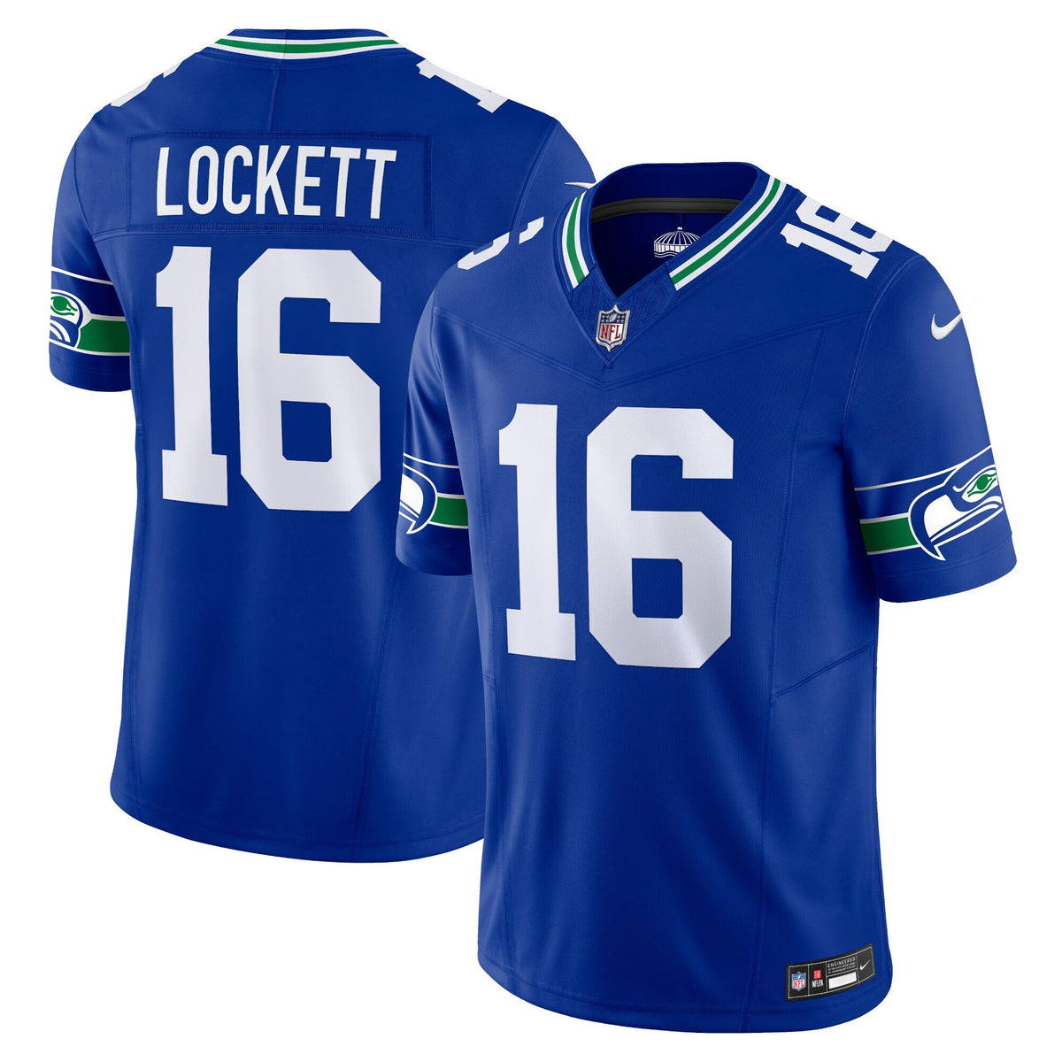 Tyler Lockett Seattle Seahawks royal Vapor jersey