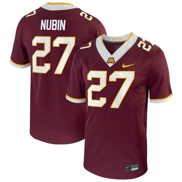 Tyler Nubin Minnesota Golden Gophers maroon jersey