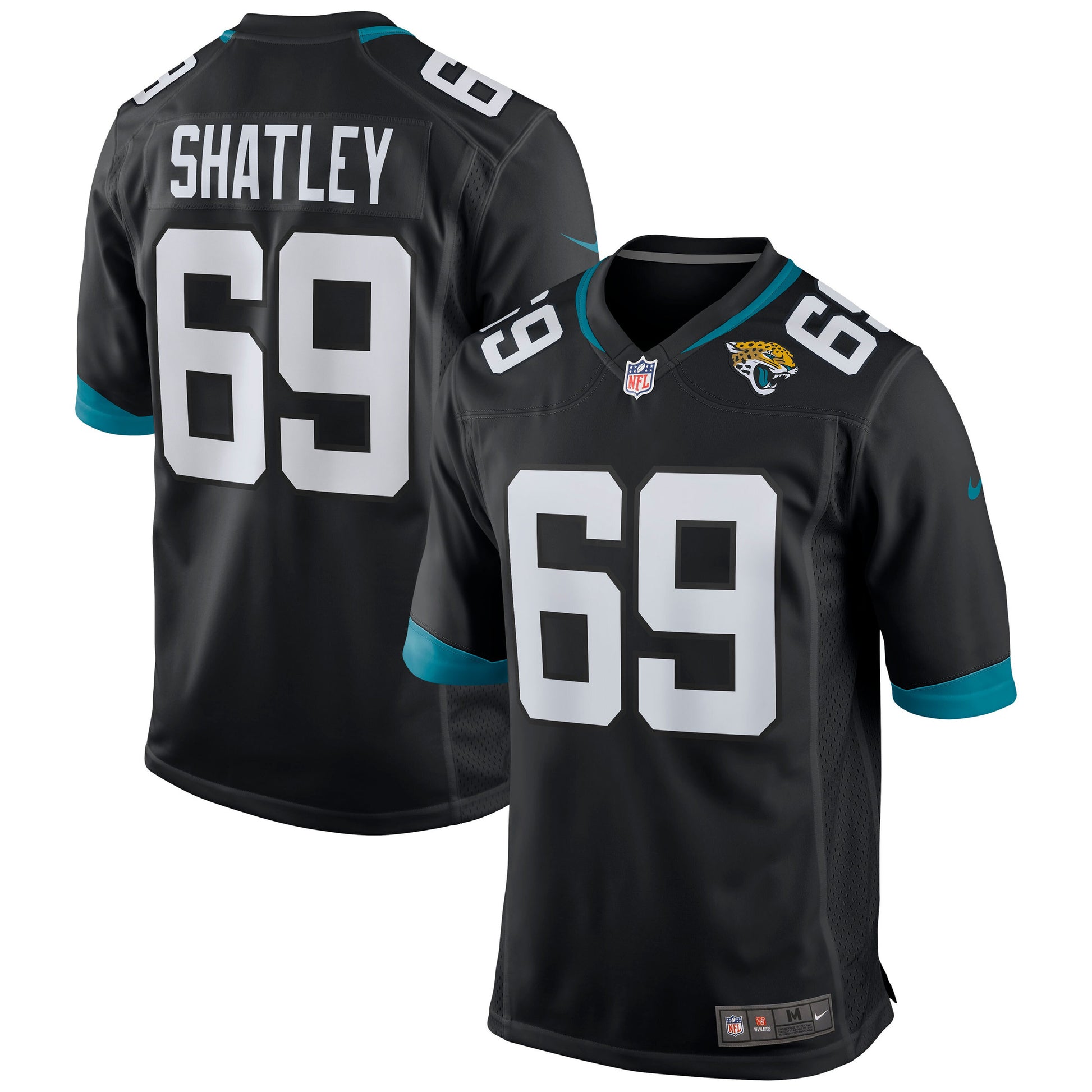Tyler Shatley Jacksonville Jaguars black jersey
