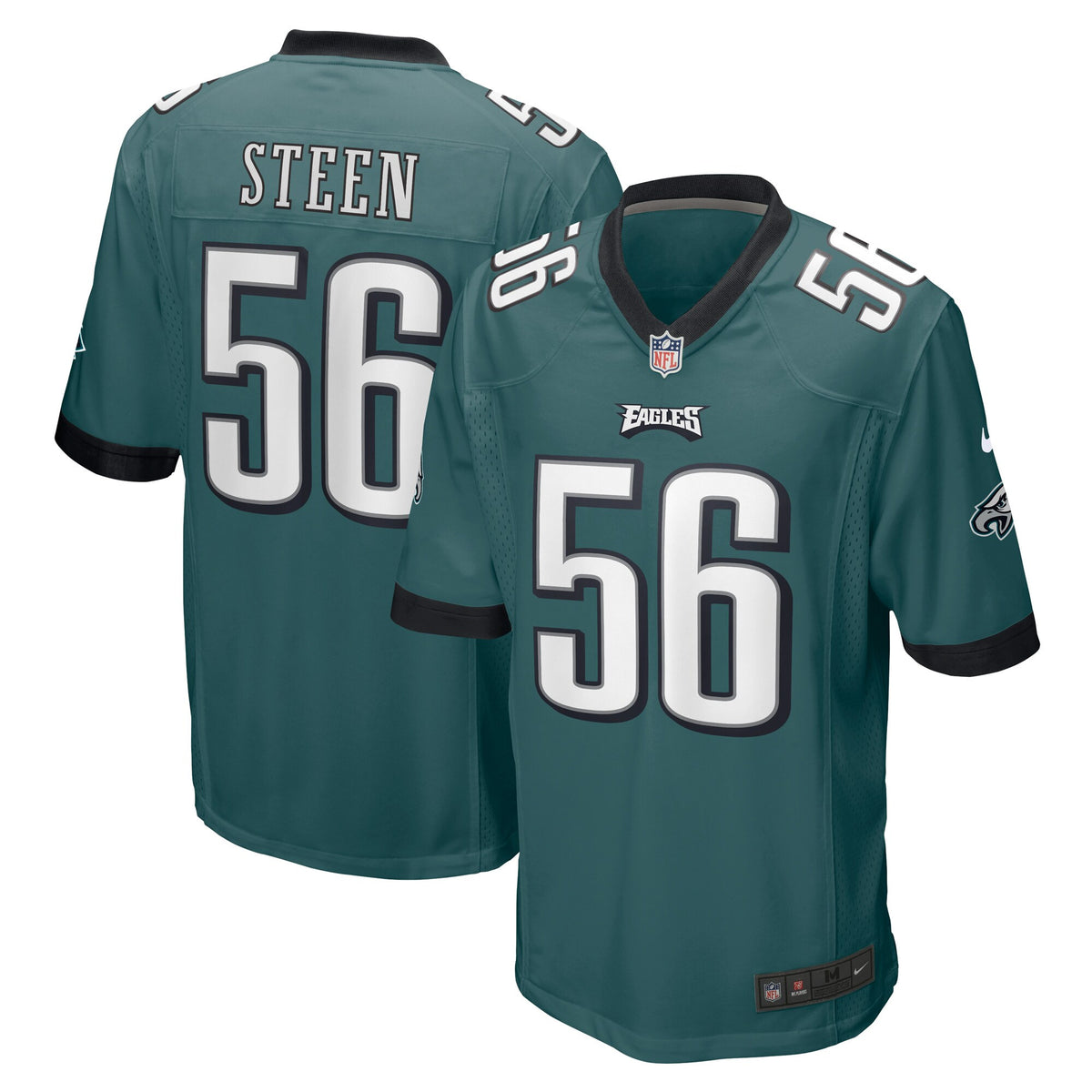 Tyler Steen Philadelphia Eagles green jersey