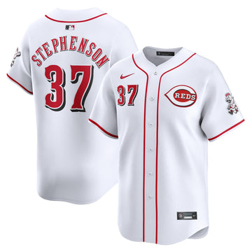 Tyler Stephenson Cincinnati Reds white Limited jersey