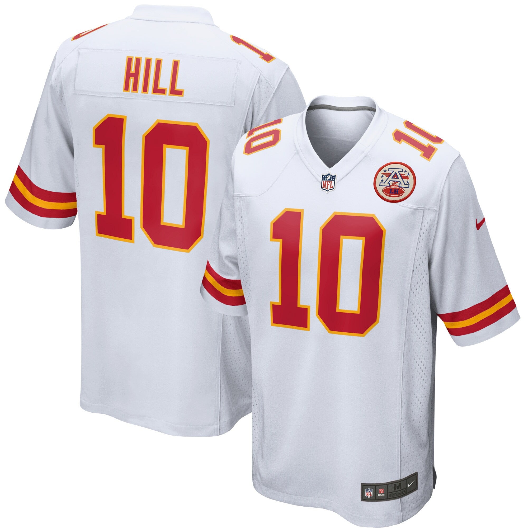 Tyreek Hill Kansas City Chiefs white jersey