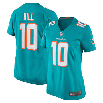 Tyreek Hill Miami Dolphins aqua jersey