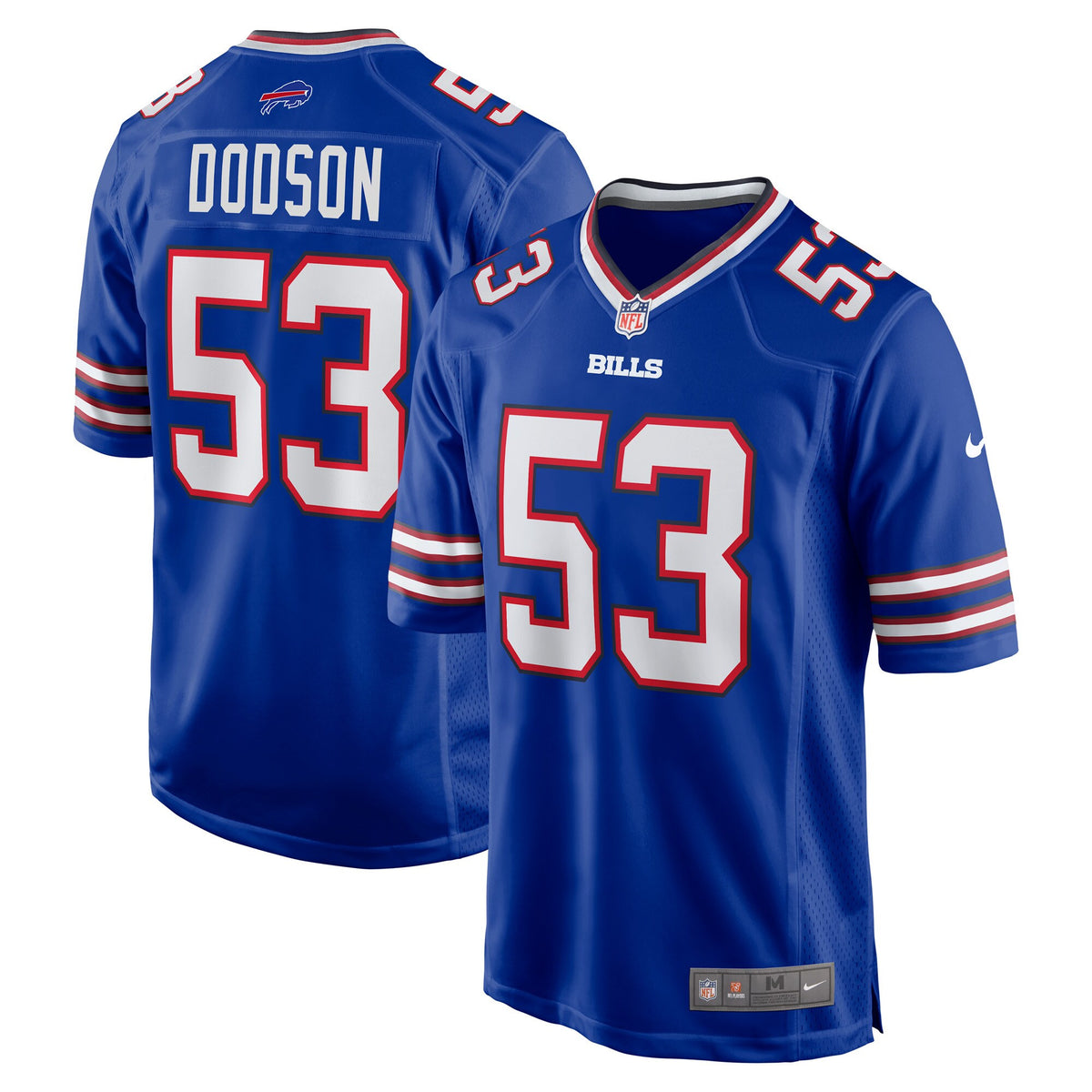 Tyrel Dodson Buffalo Bills royal Game jersey