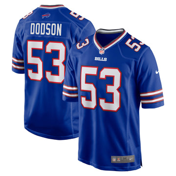 Tyrel Dodson Buffalo Bills royal Game jersey