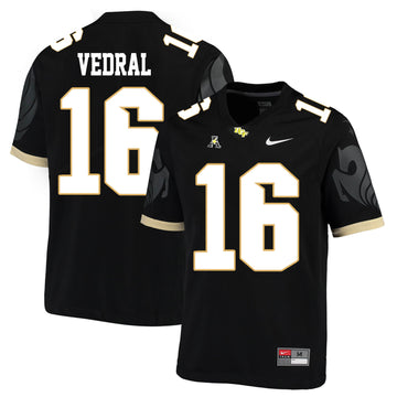 Noah Vedral UCF Knights black jersey