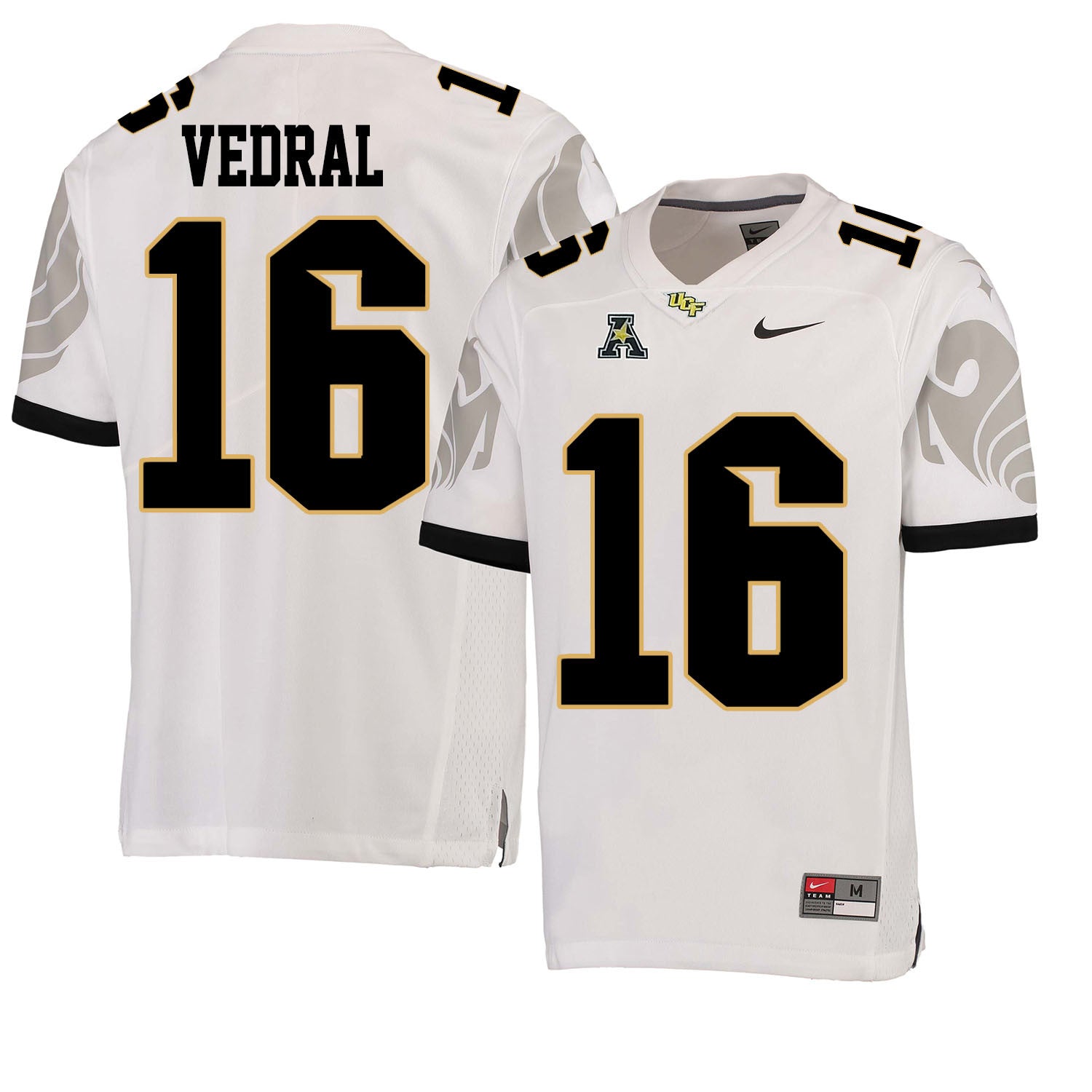 Noah Vedral UCF Knights white jersey