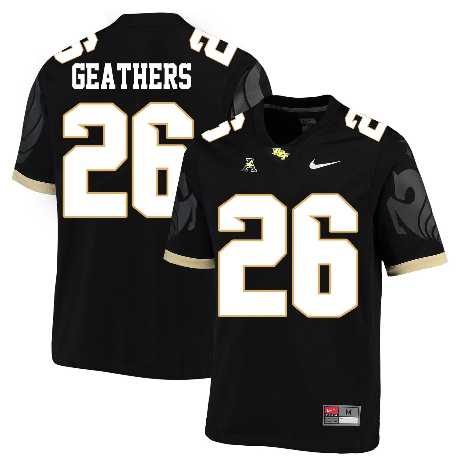 Clayton Geathers UCF Knights black jersey