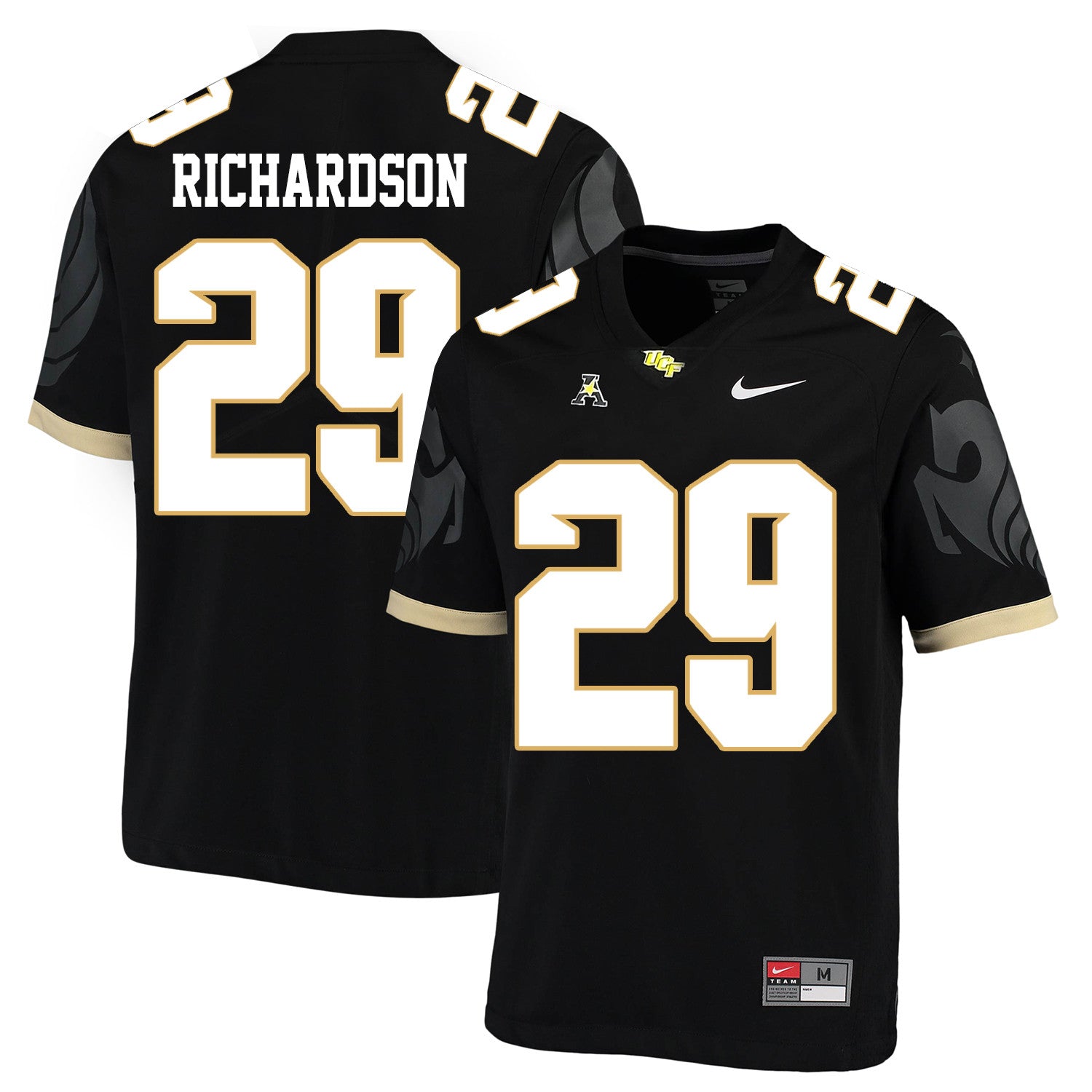 Cordarrian Richardson UCF Knights black jersey