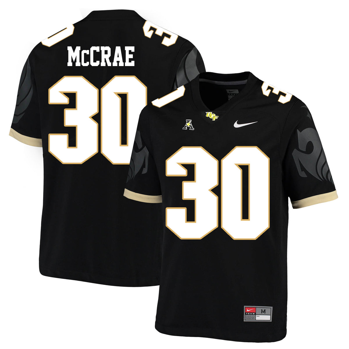 Greg McCrae UCF Knights black jersey