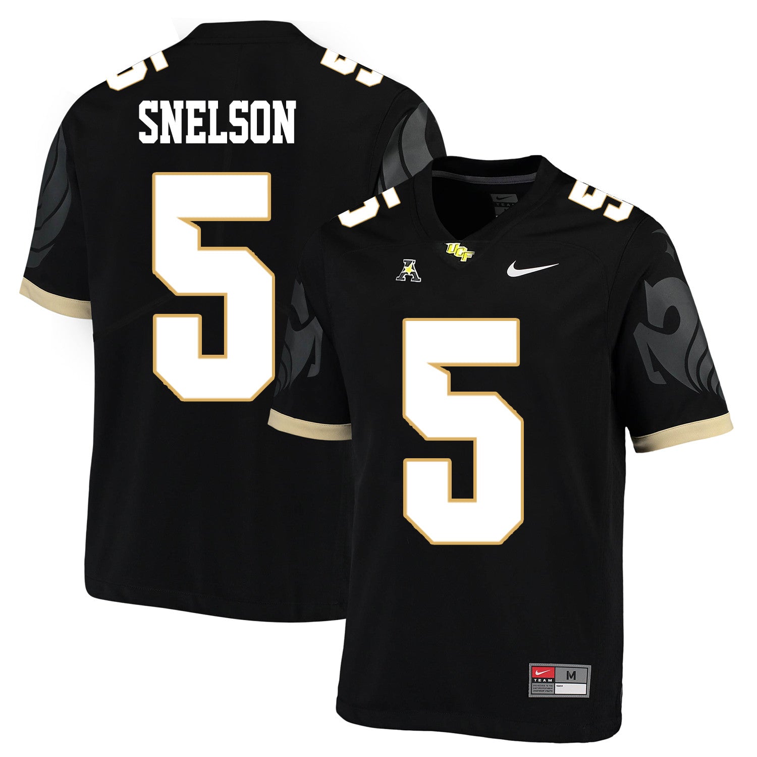 Dredrick Snelson UCF Knights black jersey
