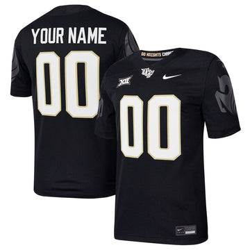 Custom UCF Knights black jersey