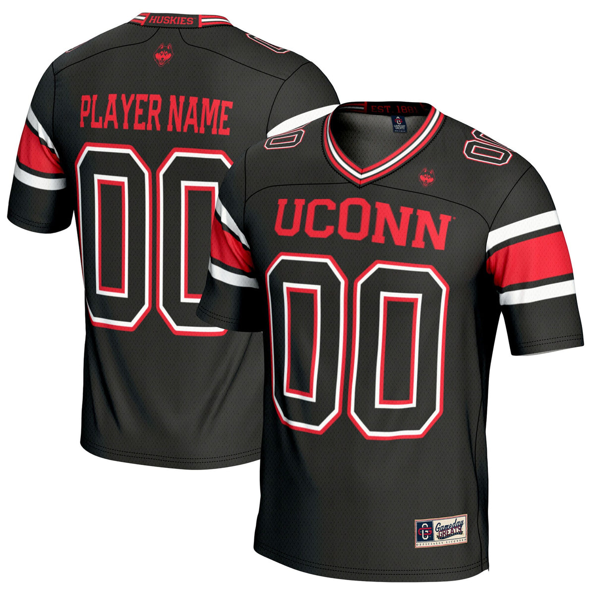 UConn Huskies black jersey