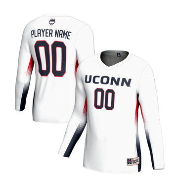 Volleyball UConn Huskies white jersey