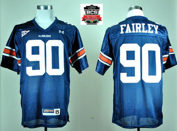 Under Armour Nick Fairley Auburn Tigers navy jersey