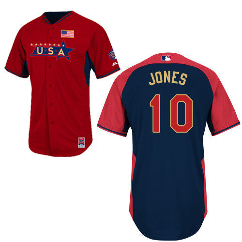 USA Baseball red jersey