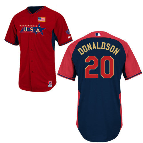 USA Baseball red jersey