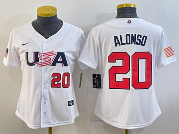 USA Baseball white Classic jersey