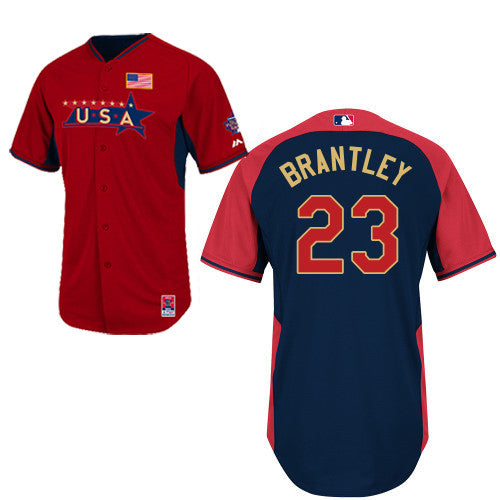 USA Baseball red jersey