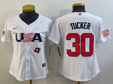 USA Baseball white Classic jersey