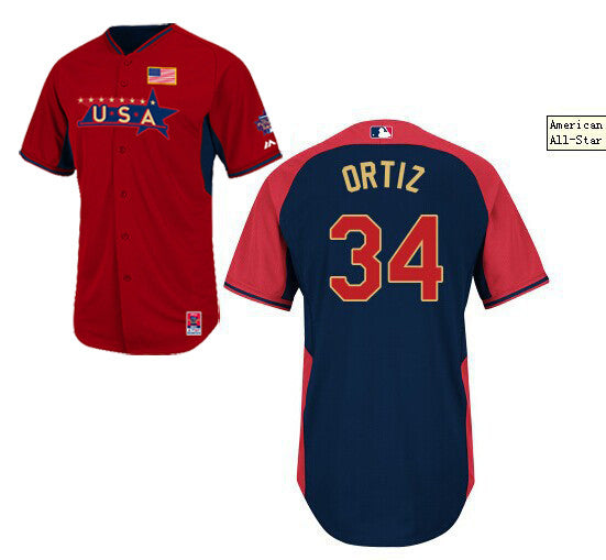 USA Baseball red jersey