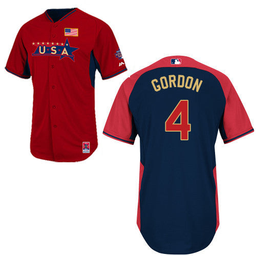 USA Baseball red jersey