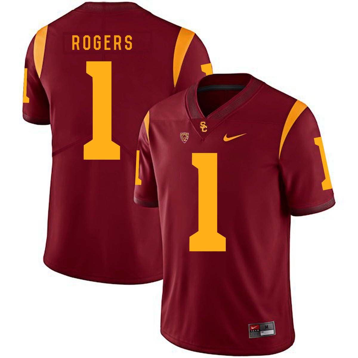 Darreus Rogers USC Trojans red jersey