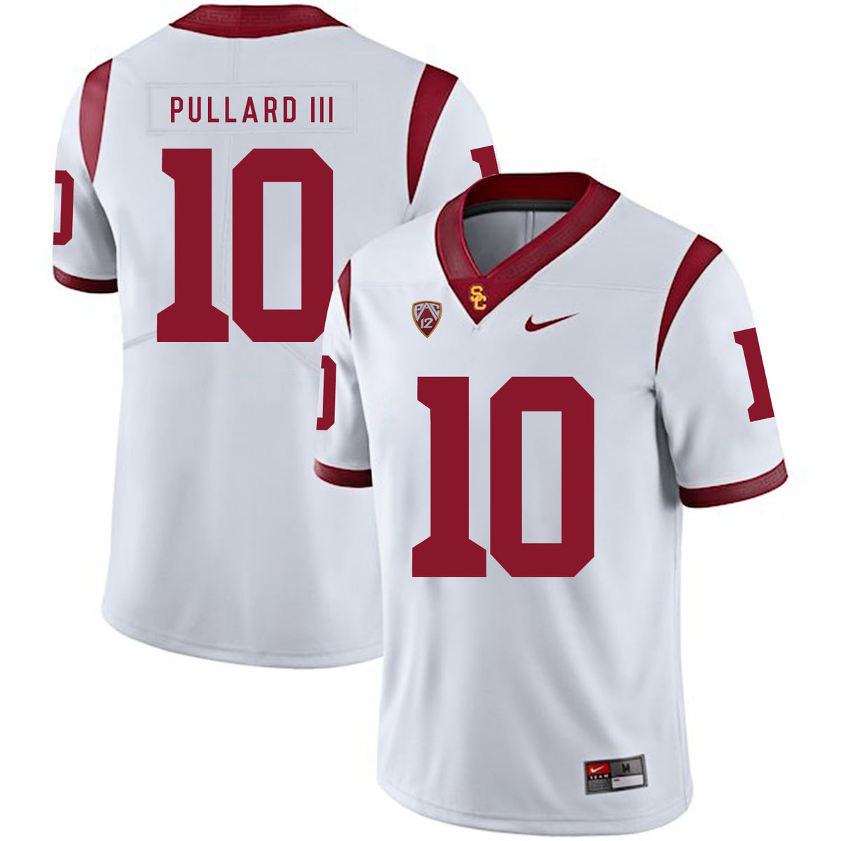 Hayes Pullard III USC Trojans white jersey