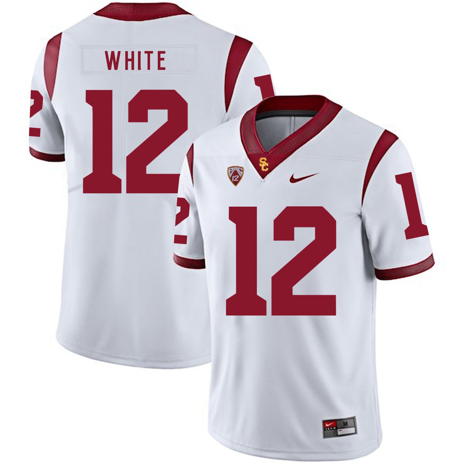 Charles USC Trojans white jersey