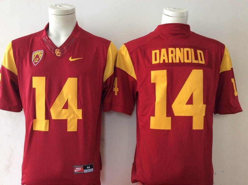 Sam Darnold USC Trojans red jersey
