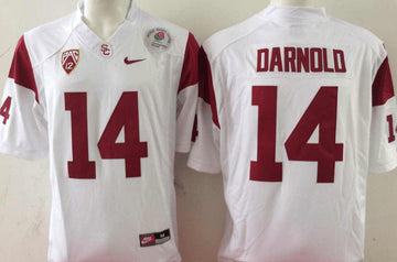 Sam Darnold USC Trojans white jersey