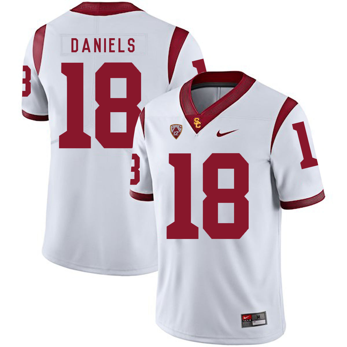 JT Daniels USC Trojans white jersey
